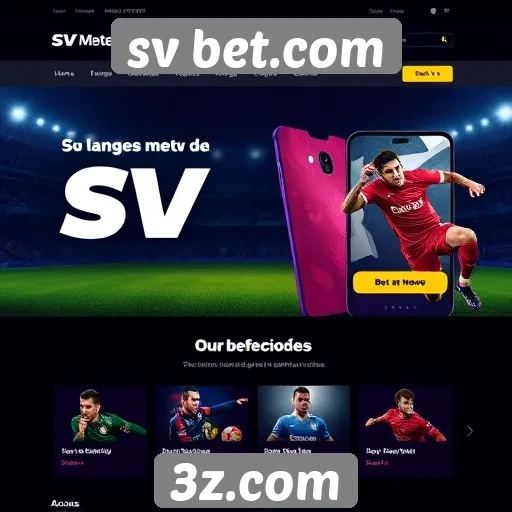 Novo design do site sv bet melhora experiência do usuário